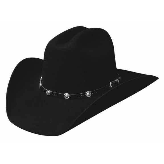 Bullhide Hats 3002Bl Congress 4X 6 3/4 Black Cowboy Hat