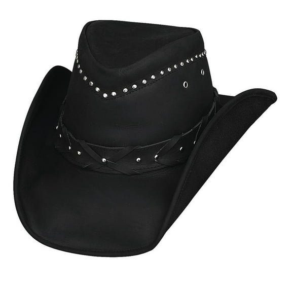 Bullhide Men's Burnt Dust Top Grain Leather Hat - 4015BL