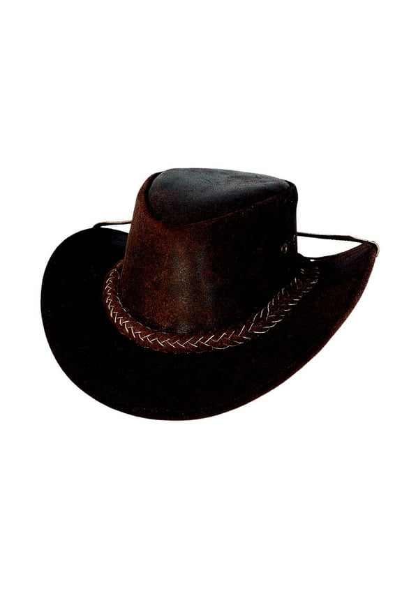 Montecarlo Bullhide Hats Cedar Groove LEATHER Western Cowboy Hat Large