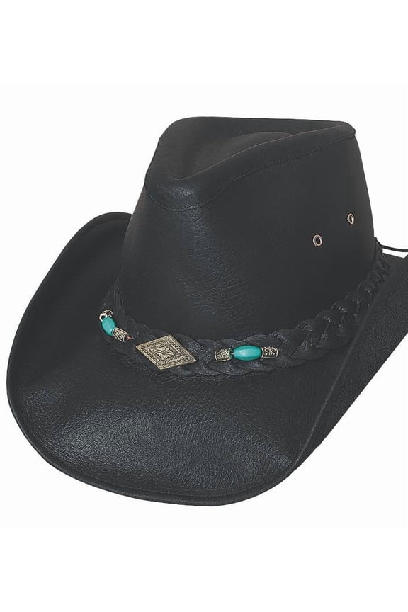 Hats 4048Bl Down Under Collection Royston Small Black Cowboy Hat