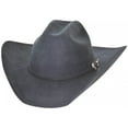 thumbnail image 1 of Bullhide Montecarlo Felt Collection Kingman 4X Premium Wool Western Cowboy Hat, 4" Brim 7 1/4, Gray, 1 of 1