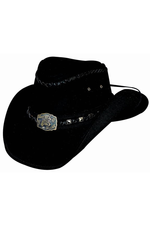 Hats 4013Bl Thunder Struck Medium Black Cowboy Hat