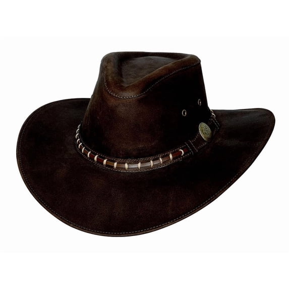 Bullhide Leather Timber Mountain Brown Cowboy Hat in Size X-Large