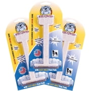 Bullibone Bacon Nylon Bones For Dogs Chew Bone- Improves Dental Hygiene, Easy to Grip Bottom, and Permeated with Flavor - 3 Pack