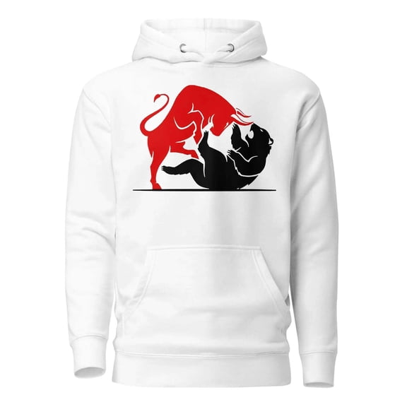 Bullish Over Bearish Pullover Hoodie