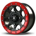 thumbnail image 1 of Bullite BT-03 RULER ATV Beadlock Rim 15" Wheels 4X137 ET 5+2 Gunmetal Gray/Red, 1 of 3