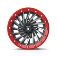 thumbnail image 1 of Bullite Wheels & Accessories Bt081470401013 Blade Wheel Gun Metal/Red, 14X7.0, 4/156, 5+2, 1 of 1