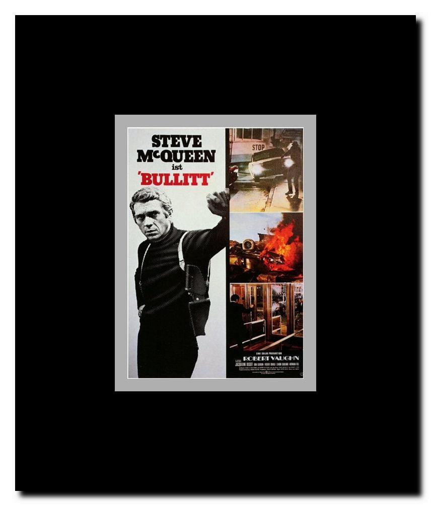 Bullitt Framed Movie Poster