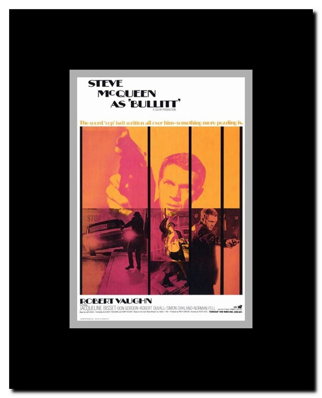 Bullitt Framed Movie Poster