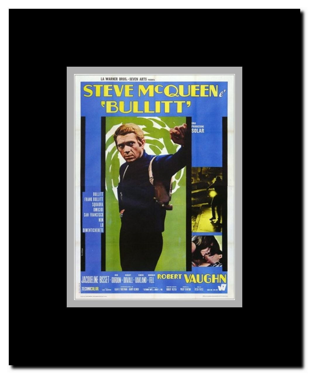 Bullitt Framed Movie Poster
