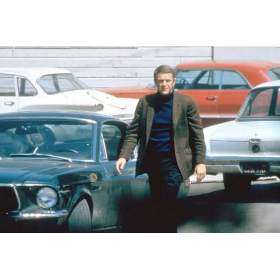 Bullitt Steve Mcqueen 24x36 Poster