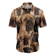 Bullmastiff Awesome Aloha Hawaiian Shirt