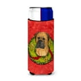 thumbnail image 1 of Bullmastiff Cristmas Wreath Ultra Hugger for slim cans, 1 of 6