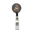 thumbnail image 1 of Bullmastiff Dog Sitting Retractable Reel ID Badge Key Card Name Tag Holder with Clip, 1 of 7