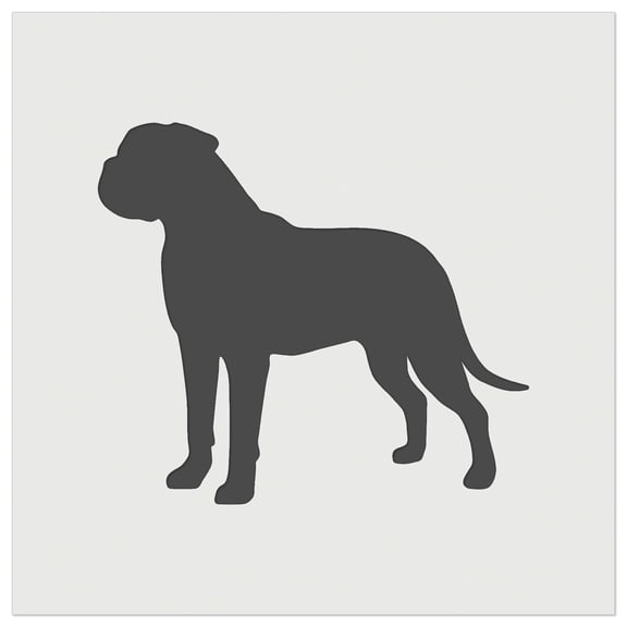 Bullmastiff Dog Solid DIY Cookie Wall Craft Stencil - 3.5 Inch