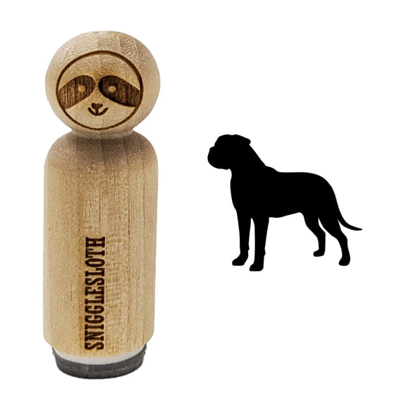 Bullmastiff Dog Solid Rubber Stamp for Scrapbooking Crafting Stamping - Mini 1/2 Inch