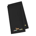 thumbnail image 1 of Bullmastiff Easter Black Embroidered Towel Set of 2, 1 of 1
