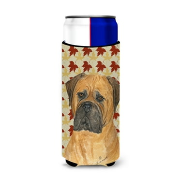 Bullmastiff Fall Leaves Portrait Ultra Hugger for slim cans