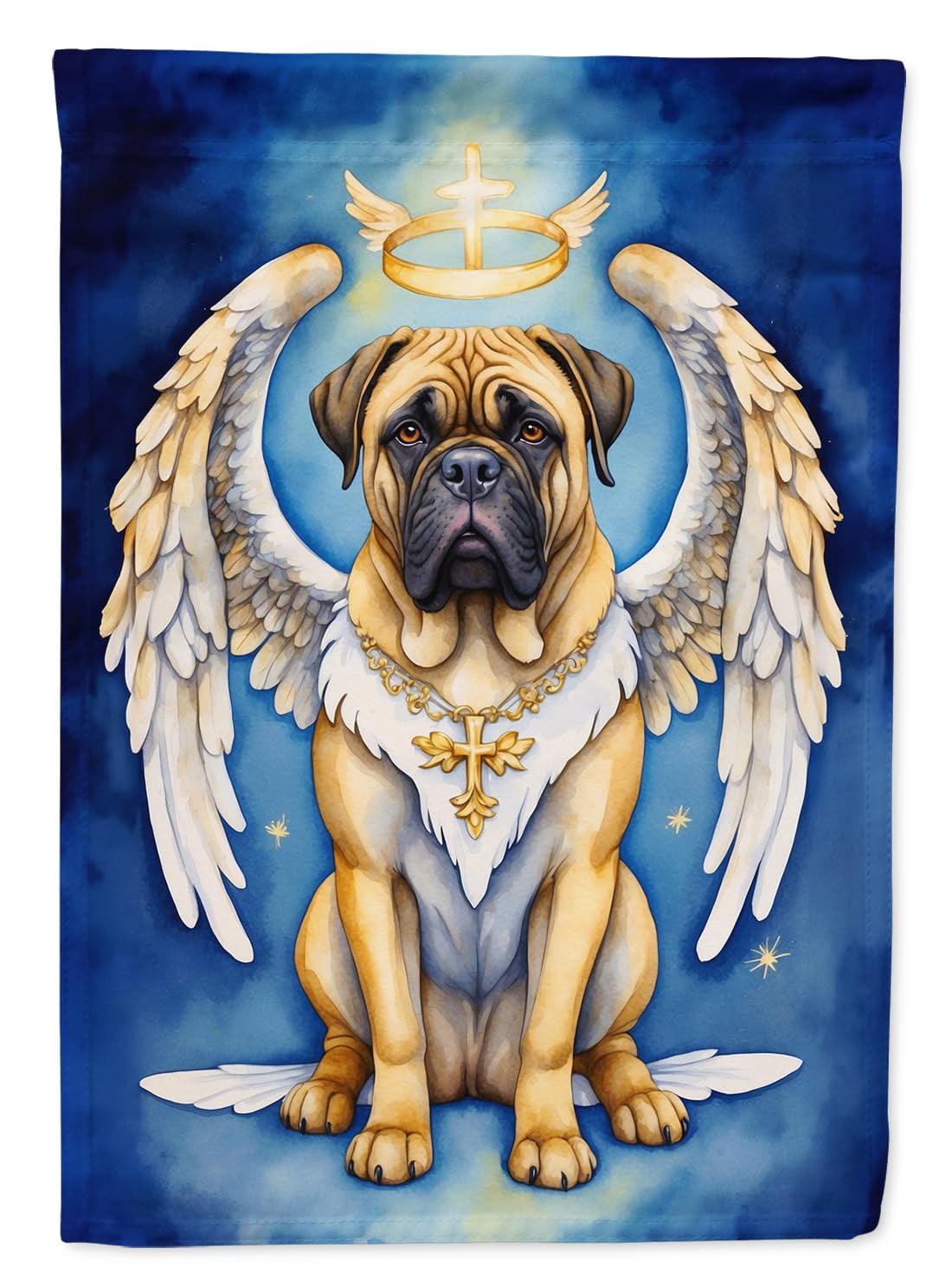 Bullmastiff My Angel House Flag 28 in x 40 in