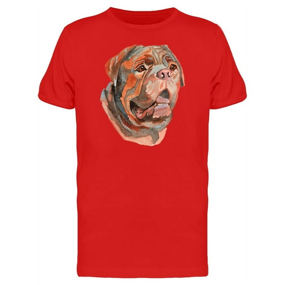 Bullmastiff Painting T-Shirt Men -Image by Shutterstock, Male Medium