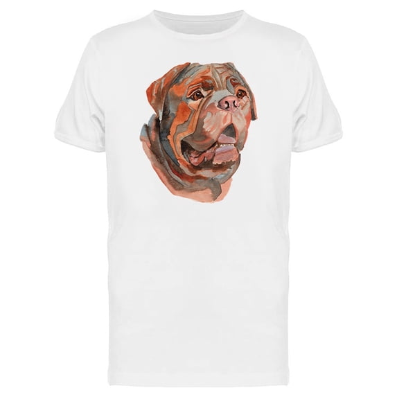 Bullmastiff Painting Tee Men's -Image by Shutterstock