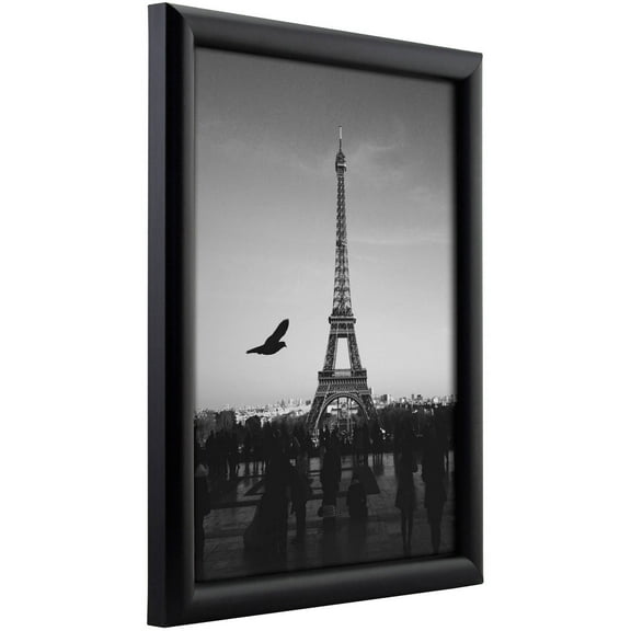 Bullnose Contemporary Black Composite Picture Frame