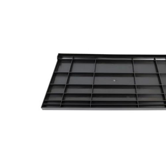 Bullnose Shelf in Black 13 x 24 Inches - Case of 4