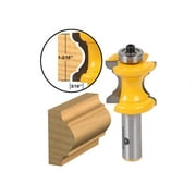 Bullnose with Bead Column/Face Molding Router Bit - 1/2 Shank - Yonico 13101