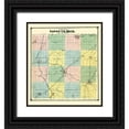 thumbnail image 1 of Bullock 26x28 Black Ornate Wood Framed with Double Matting Museum Art Print Titled - Eaton Michigan - Bullock 1873, 1 of 4