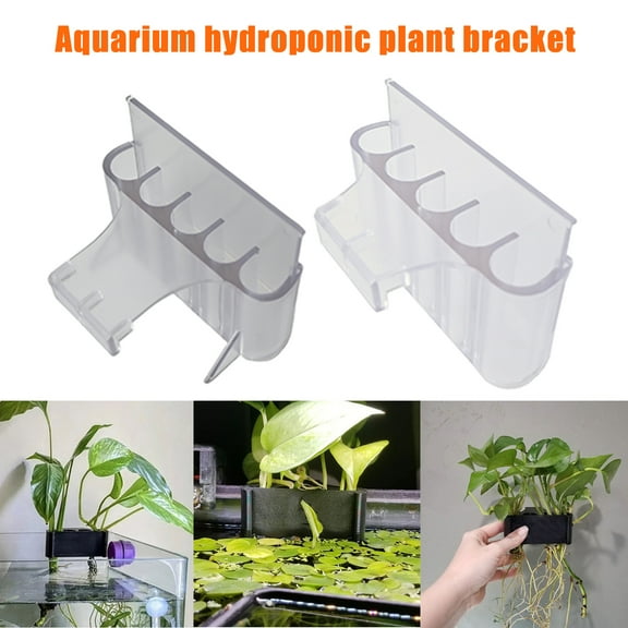 Bullpaw Aquarium Plant Holder Fish Tank Plant Stand Hanging Plastic Aquatic Plant Pot Aquarium Planter Cup for Floating Plants
