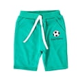 thumbnail image 1 of Bullpiano 1-6T Summer Boys' Cotton Shorts Soccer Printed Sports Shorts Casual Shorts for Playing Basketball Jogging (Green), 1 of 7