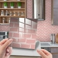 thumbnail image 1 of Bullpiano 7.87" x 7.87" Anti-Mold 3D Self-Adhesive Wall Tiles, for Kitchen 10 Piece, 1 of 9