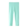thumbnail image 1 of Bullpiano 2-7T Girls Footless Leggings Full Length Leggings Comfortable Stretchy Soft Cotton Tights Pants for Girls, 1 of 3
