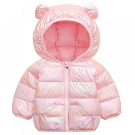 Bullpiano 2-7T Toddler Jacket Hooded Baby Boys Girls Winter Long Sleeve Thick Warm Outerwear Clothes Outfit