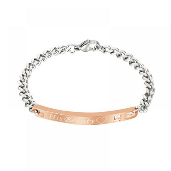Bullpiano Couples Bracelets His and Hers Stainless Steel Personalized Bracelet Custom Engraving couples bracelets matching bracelets for couples couple bracelets cute bracelets pulseras para parejas