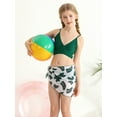 thumbnail image 1 of Bullpiano Girls Swimsuits, Big Girls Solid 7-14 Bikinis Bathing Suit, 3 Pieces, Size 7-14T, 1 of 8
