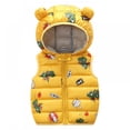thumbnail image 1 of Bullpiano Kids Toddler Outerwear Boys and Toddlers Vests Outerwear Lightweight Winter Coats Hoods, 1 of 4
