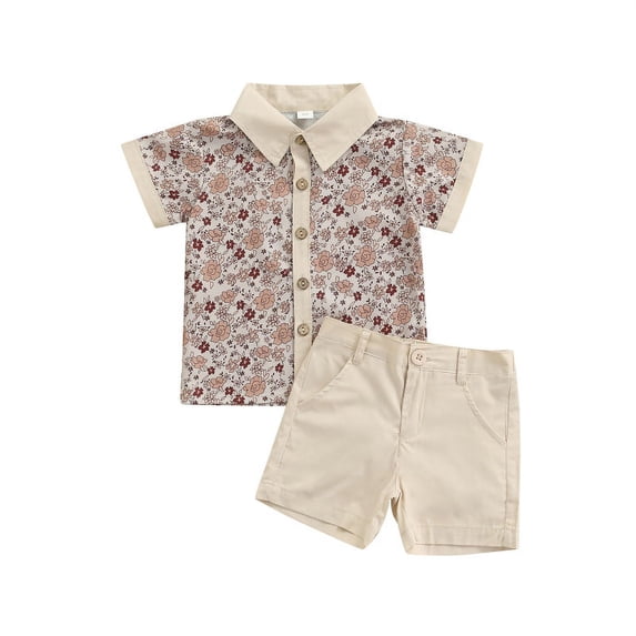 Bullpiano Toddler Baby Boys Girls Sister & Brother Outfits Floral Layered Romper/Dresses/Floral Shirt+Shorts Set 0-4Y