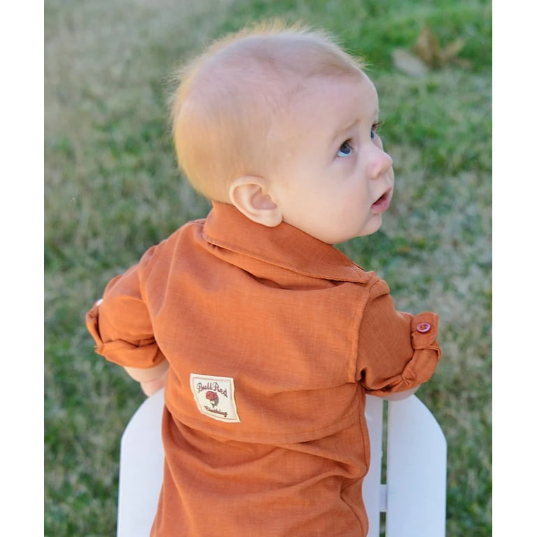 Rust colored baby onesie discount