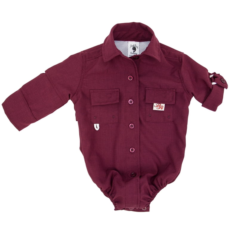 Bull Red Fishing Shirts Rodeo Bullrider Fishing Shirt Quick Dry & UV