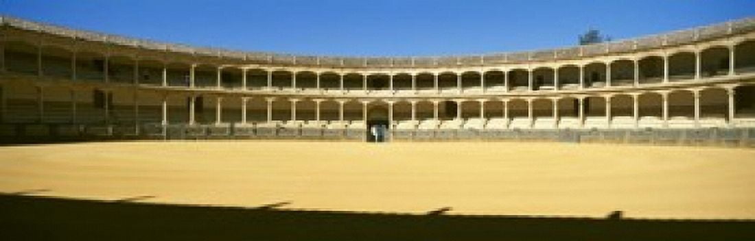 Bullring Plaza de Toros Ronda Malaga Andalusia Spain Canvas Art - Panoramic Images (18 x 6)