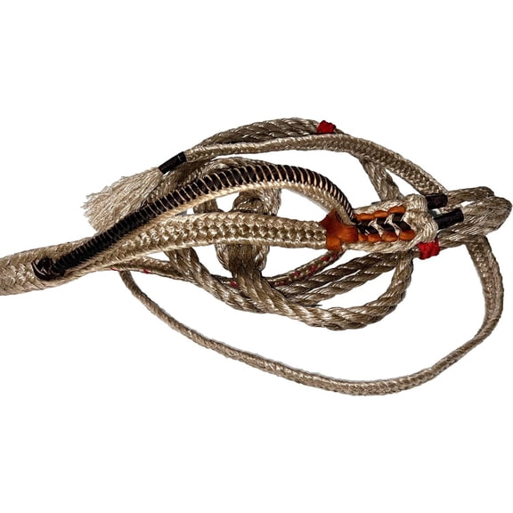 FCBR SINCE 1996 Western Gear Bull Rope 9x9 Full Leather Control