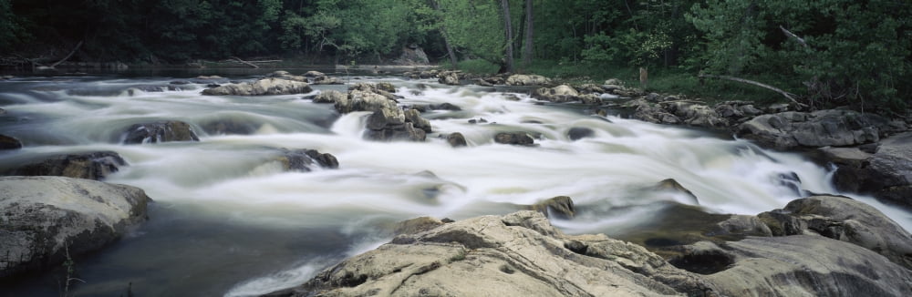 Bulls Bridge Housatonic River Housatonic Valley Connecticut USA Canvas Art - Panoramic Images (12 x 36)