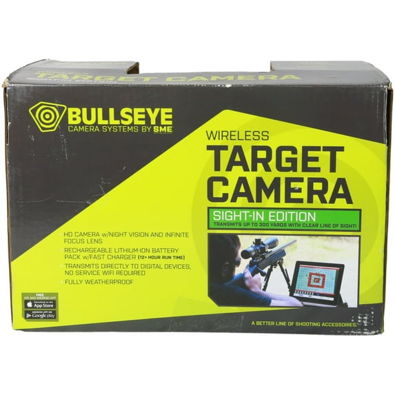 Bullseye 300 Yard Mobile Phone & Tablet Wireless Shooting Target Range Camera