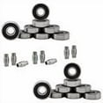thumbnail image 1 of Bullseye Bearings Inline Skate Roller Hockey Bearings Abec-5 16-Pack with Spacers, 1 of 4