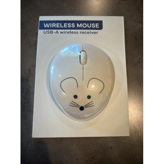 Bullseye Playground 2025 Mouse Face Wireless Computer Mouse New