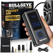 Bullseye جيب الهواء برو الاطارات نافخة Powerbank ضاغط الهواء الكهربائية المحمولة مضخة دراجة السيارة 120 PSI LED مقياس 6000 mAh