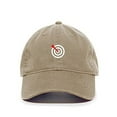 thumbnail image 1 of Bullseye Target with Arrow Baseball Cap Embroidered Cotton Adjustable Dad Hat Khaki, 1 of 1
