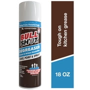 Bullshot Grease Remover, Foaming Degreaser & Grime Remover, Heavy-Duty, Residue-Free, Shake, Point & Spray