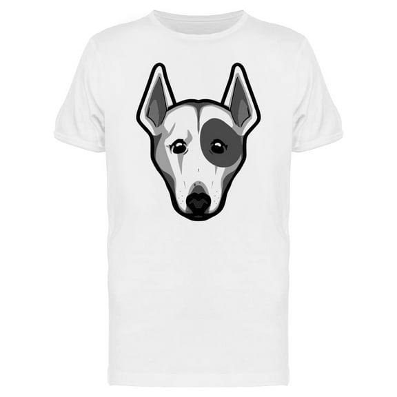 Bullterrier Logo T-Shirt Men -Image by Shutterstock, Male Small